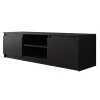 Meubella - TV-Meubel Diaz - Mat Zwart - 120 cm