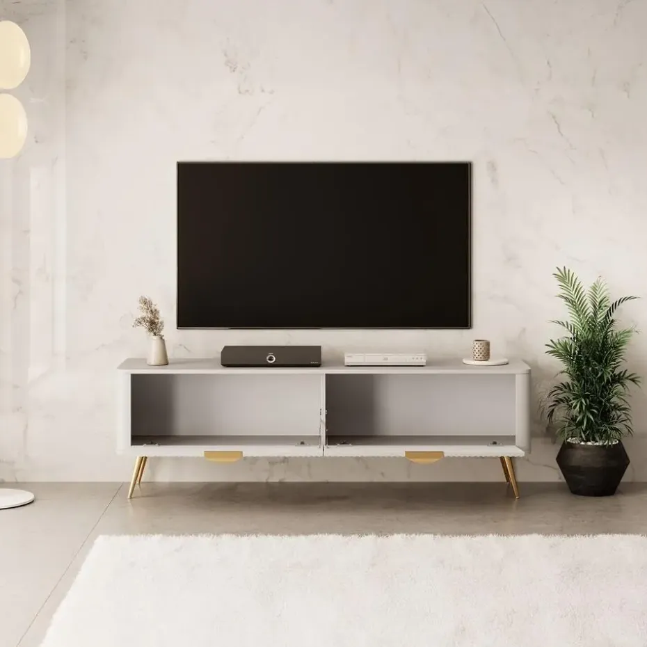 Meubella - TV-Meubel Lima - Beige - 163 cm