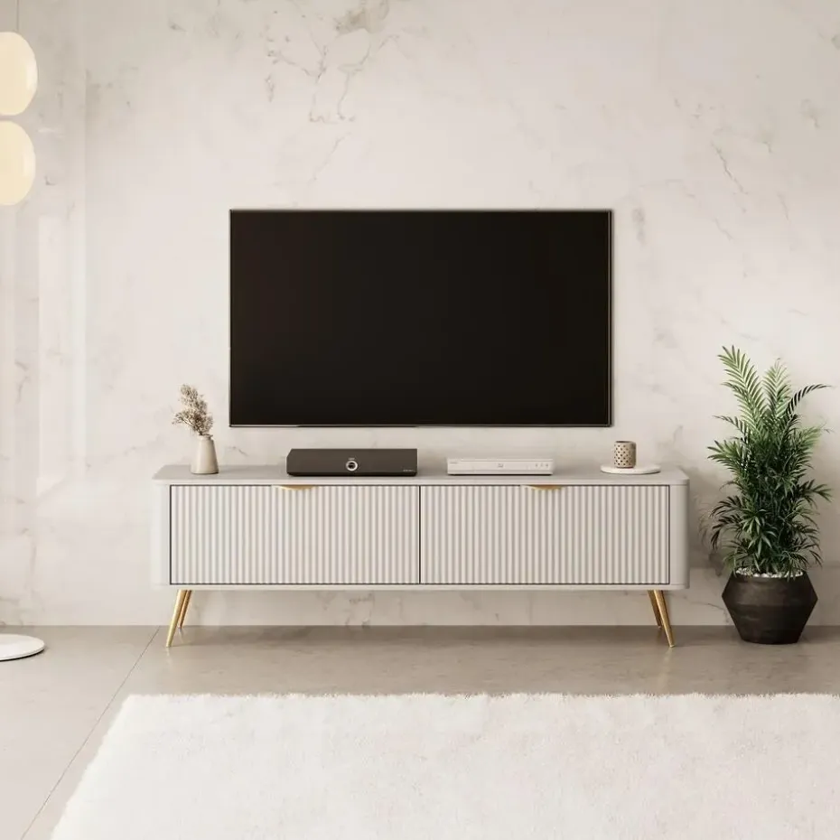 Meubella - TV-Meubel Lima - Beige - 163 cm
