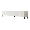 Meubella - TV-Meubel Pepinos 2 - Wit - 200 cm