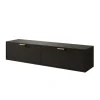 Meubella - TV-Meubel Silas - Zwart - 140 cm