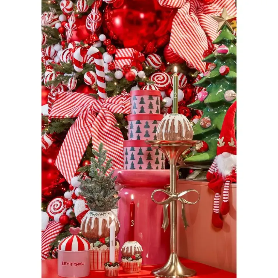 Mica Decorations Bijzettafel - H57 x Ø25 cm - Gerecycled Aluminium - Goud