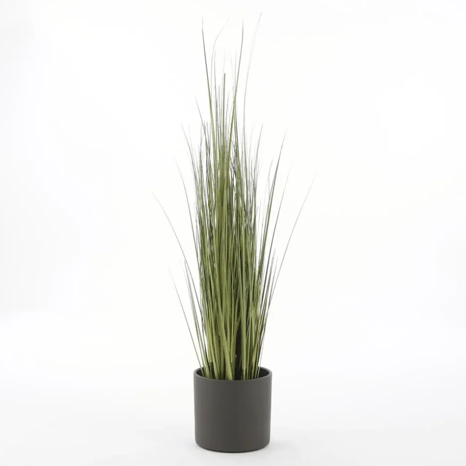 Mica Decorations Bloempot - donkergrijs - mat - keramiek - 23 x 21 cm
