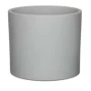Mica Decorations Bloempot - lichtgrijs - keramiek - 17 x 14 cm