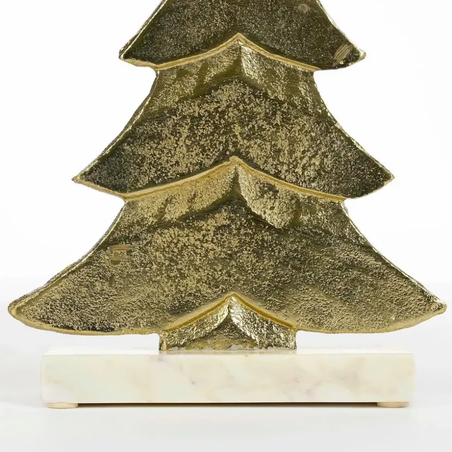 Mica Decorations Decoratie Kerstboom - L18 x B7 x H32 cm - Champagne