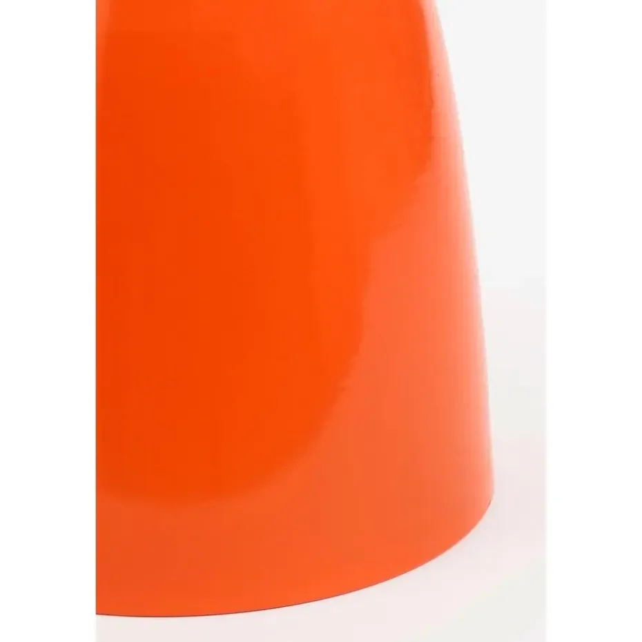 Mica Decorations Elliot Bijzettafel - H45 x Ø32 cm - IJzer - Oranje