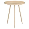 Mica Decorations Flores Bijzettafel - H49 x Ø42 cm - Beige