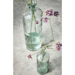 Mica Decorations Guan Glazen Fles - H40 x Ø15 cm - Transparant