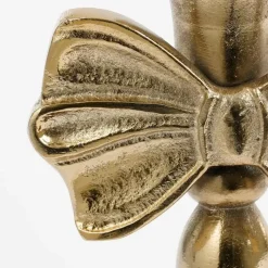 Mica Decorations Kandelaar - L11 x B8 x H20 cm - Aluminium - Goud