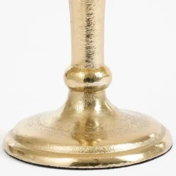 Mica Decorations Kandelaar - L11 x B8 x H20 cm - Aluminium - Goud