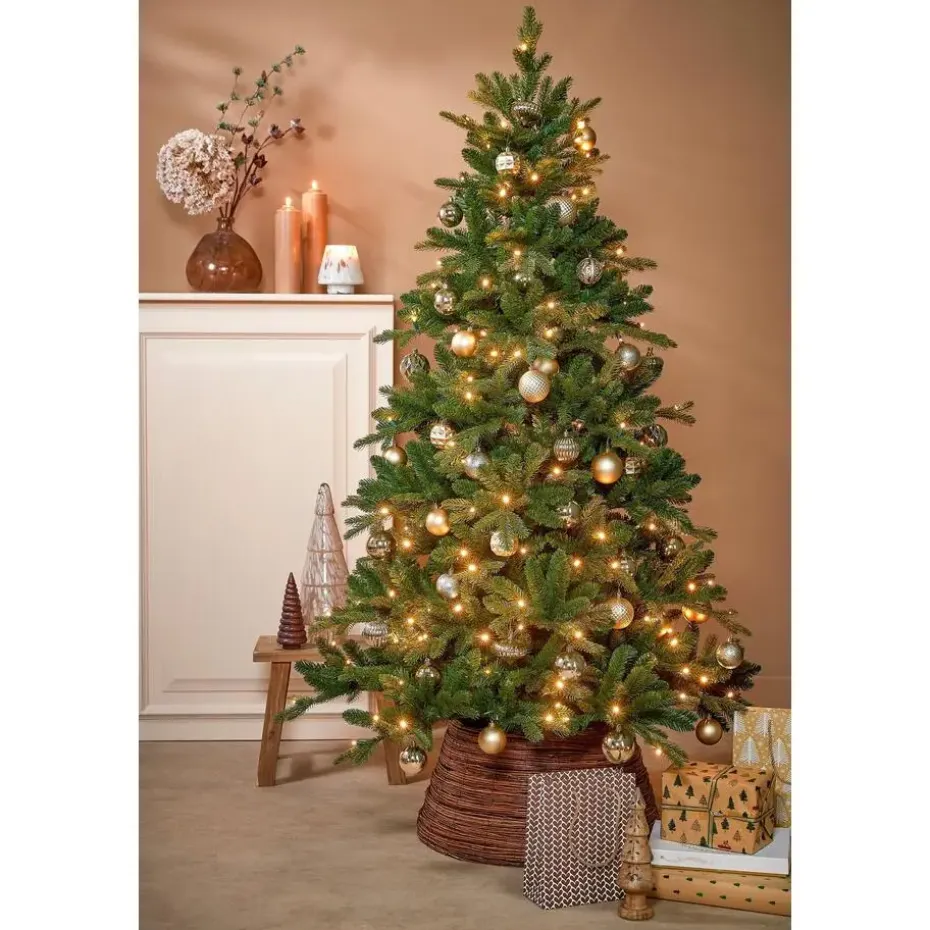 Mica Decorations Kerstballen Set - 60 Stuks - Champagne