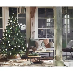 Mica Decorations Kerstboomrok H26 x Ø58 cm Zeegras Gebroken Wit