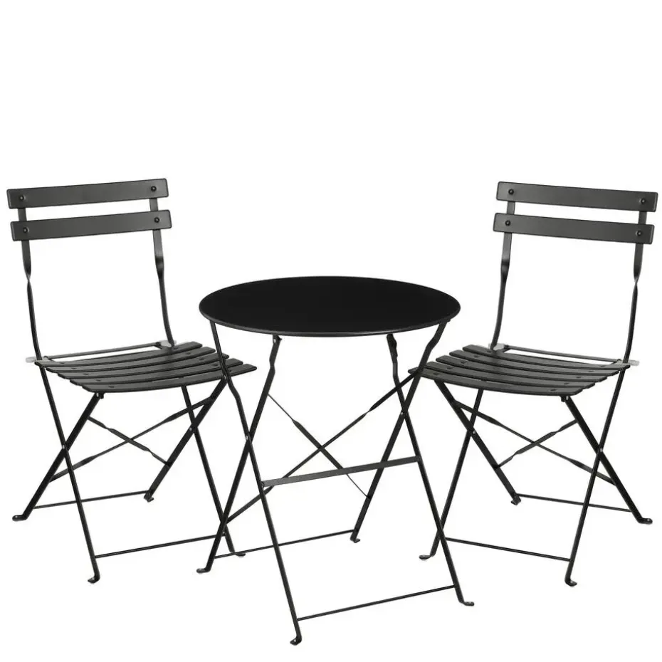 Mica Decorations Laurence Bistroset - Set van 3 - Metaal - Zwart