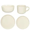 Mica Decorations Ozzu Serviesset 4 Persoons - Steengoed - Off-white