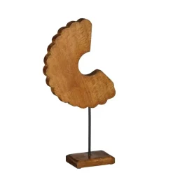 Mica Decorations Petra Decoratie - L39 x B21 x H8 cm - Hout - Bruin