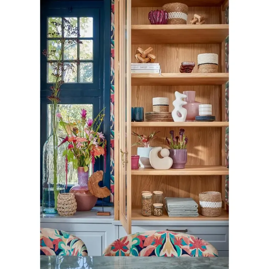Mica Decorations Petra Decoratie - L39 x B21 x H8 cm - Hout - Bruin
