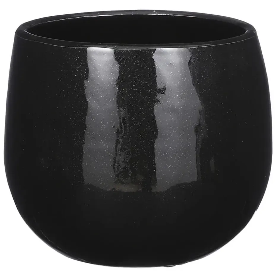 Mica Decorations Plantenpot - keramiek - gevlekt - D16 x H14 cm