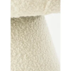 Mica Decorations Poef - H46 x Ø49 cm - Off White