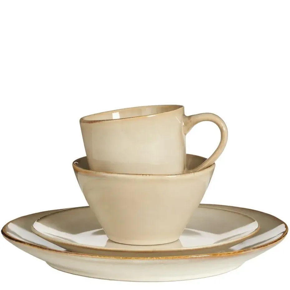 Mica Decorations Racco Serviesset 4 Persoons - Steengoed - Beige