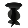 Mica Decorations Rafi Bijzettafel - H50 x Ø40 cm - IJzer - Zwart
