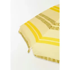 Mica Decorations Strandparasol - H180 x Ø160 cm - Geel