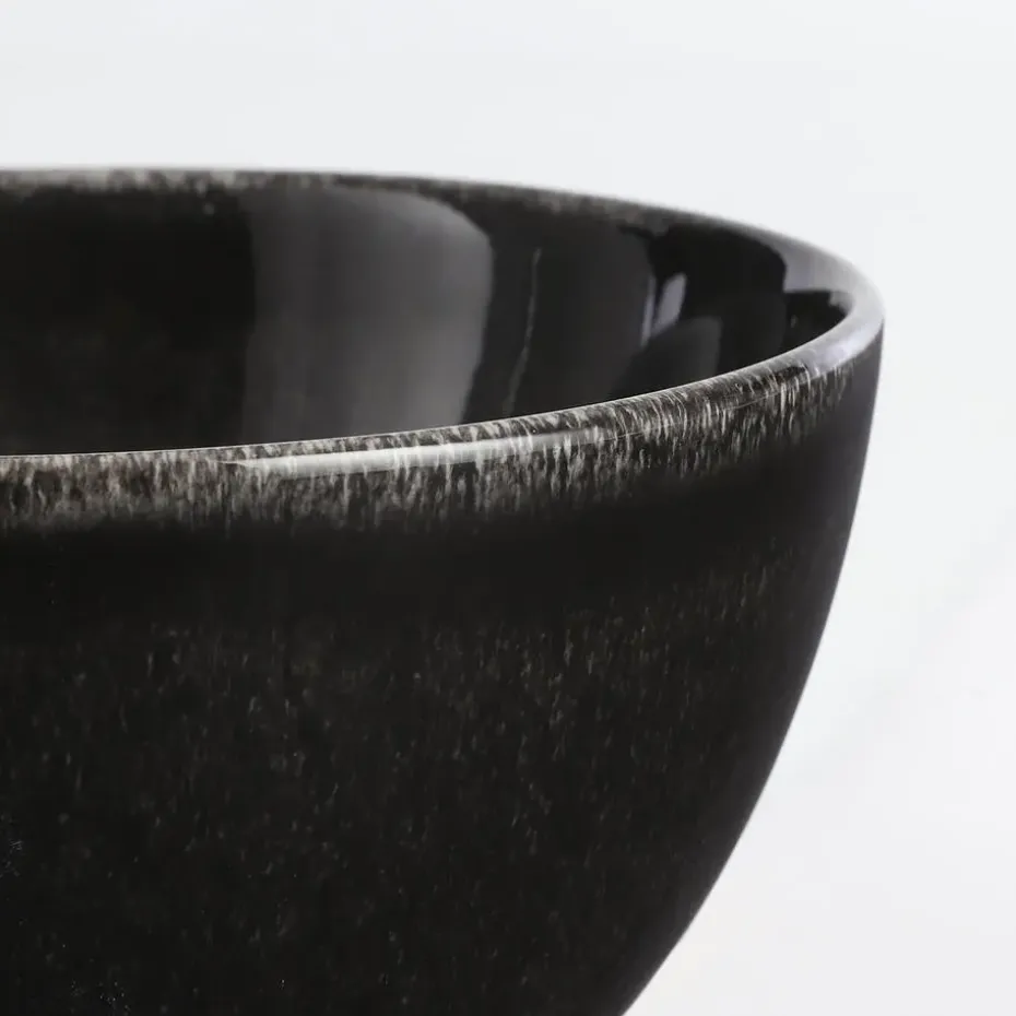 Mica Decorations Tabo Serviesset 4 persoons Keramiek Zwart
