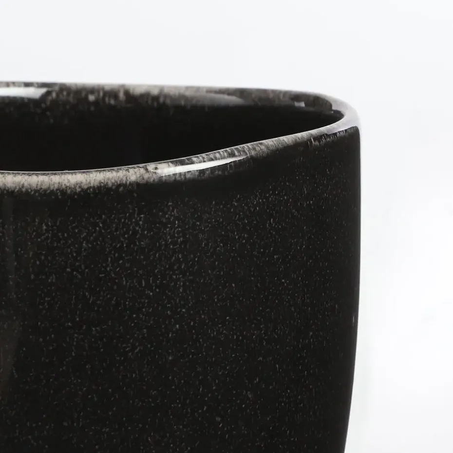 Mica Decorations Tabo Serviesset 4 persoons Keramiek Zwart