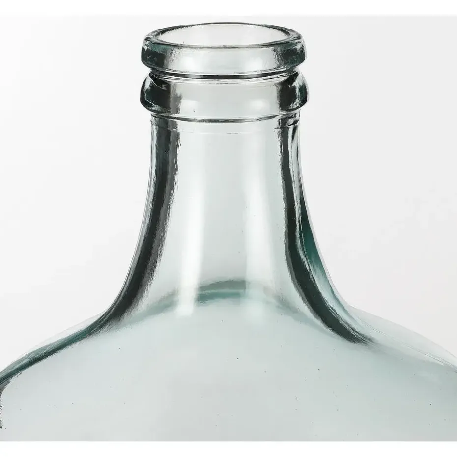 Mica Decorations Vaas Diego - flessenhals - gerecycled glas - 42 cm