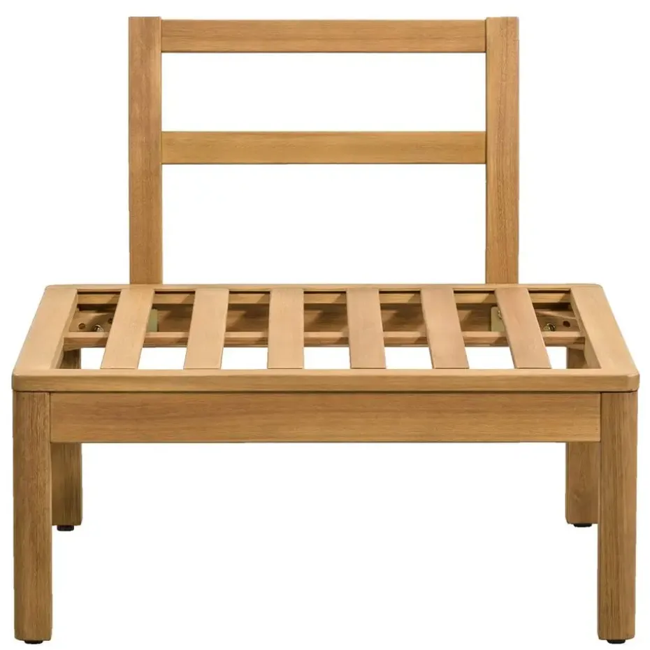 Middenfauteuil Orleans - eucalyptushout - 78x72x65 cm