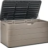 MILIES - Kussenbox - Bruin - 116 x 60 cm - Synthetisch materiaal