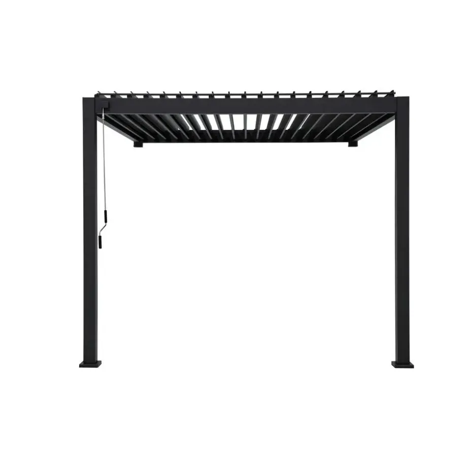 Mirador Classic overkapping muur 300 x 300 cm antraciet
