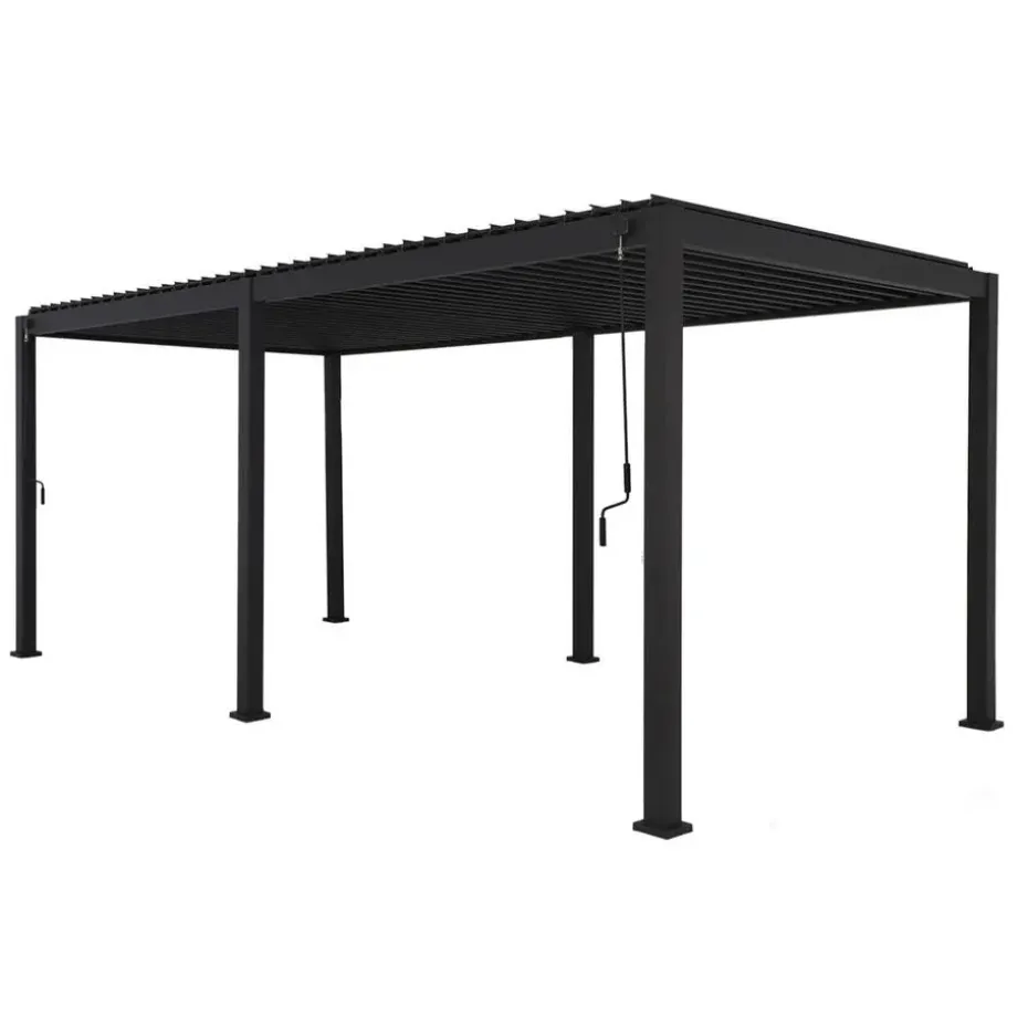 Mirador Deluxe terrasoverkapping 300 x 600 cm antraciet