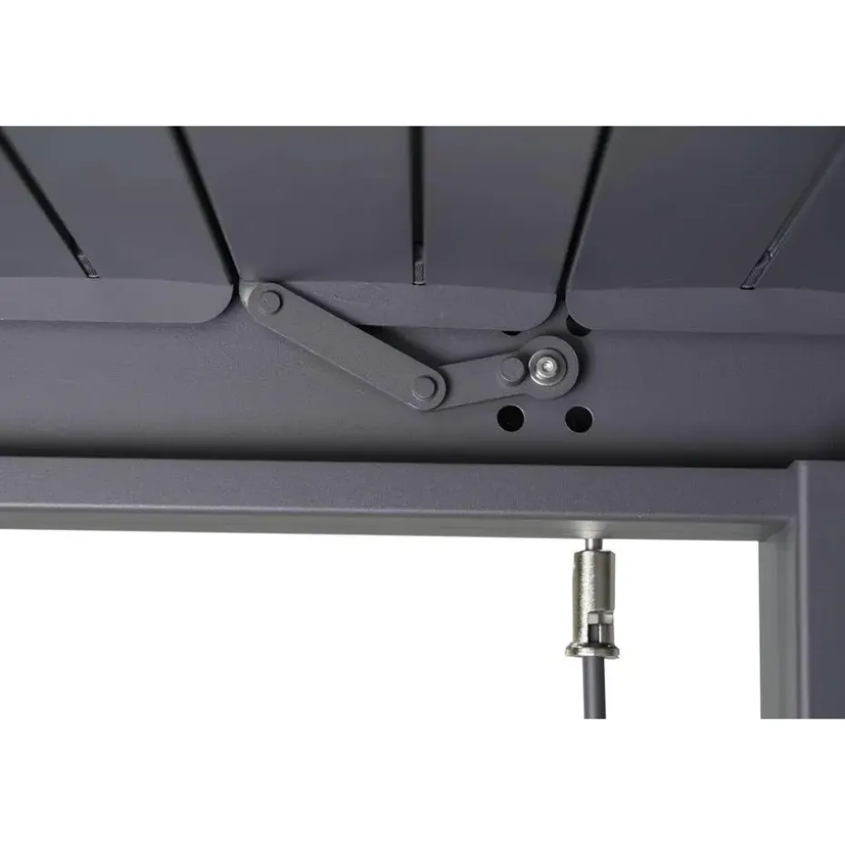 Mirador Deluxe terrasoverkapping 300 x 300 cm antraciet