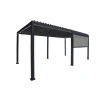 Mirador pull down zijscherm 4M windscherm antraciet