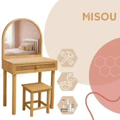 MISOU Make up tafel - Bruin