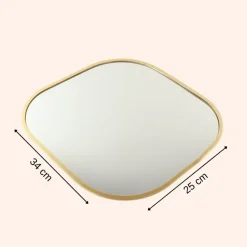 MISOU Spiegel Organische Vorm Goud 25x34cm