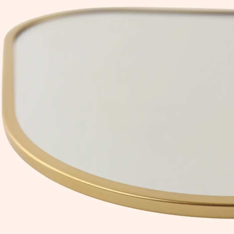 MISOU Spiegel Organische Vorm Goud 25x34cm