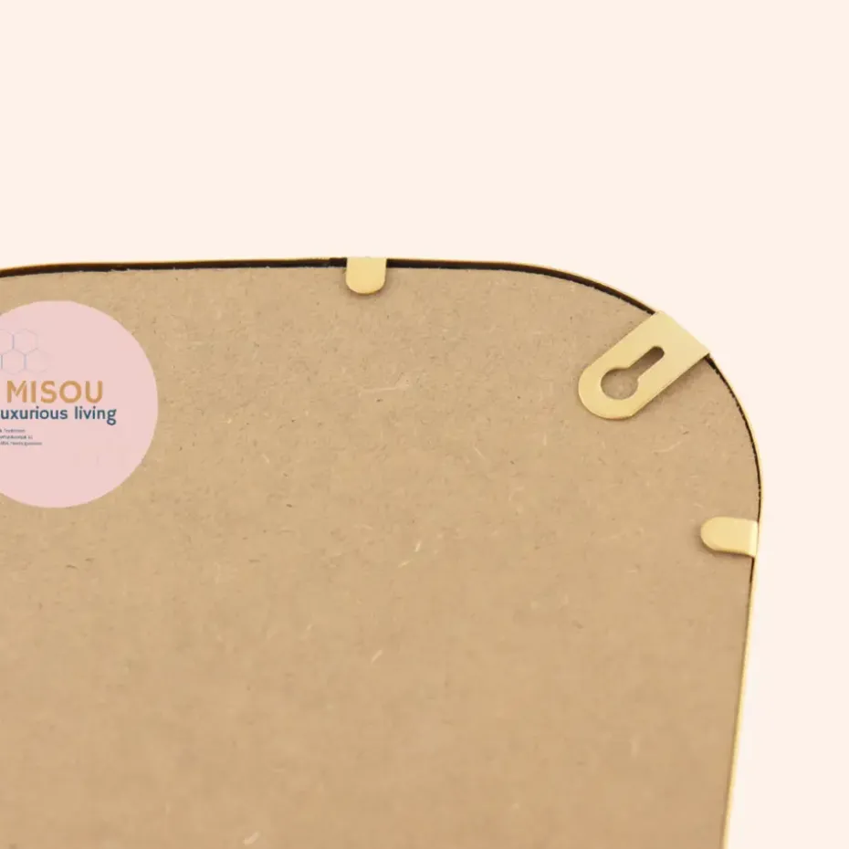 MISOU Spiegel Organische Vorm Goud 25x34cm