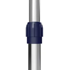 Mobiel kledingrek - verstelbaar - 1 rail en 2 haken - 87x165x44 cm - zilvergrijs