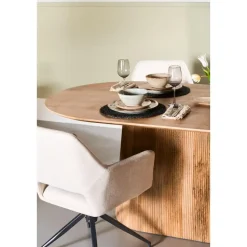 Mokka Eettafel Lichtbruin 180cm