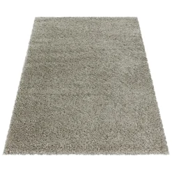 Monaco Soft Shaggy Hoogpolig Vloerkleed Beige - 300x400 CM