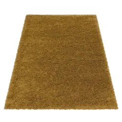 Monaco Soft Shaggy Hoogpolig Vloerkleed Goud - 240x340 CM