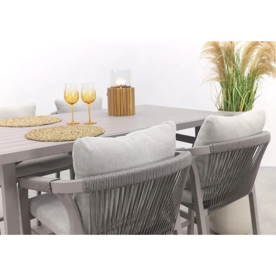 Monti barset - 5-dlg.- taupe - rope grey sand - valley sand