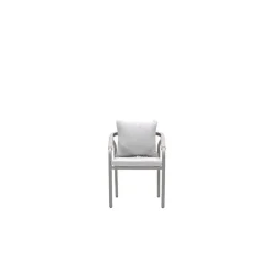 Monti dining fauteuil - taupe - rope grey sand - valley sand