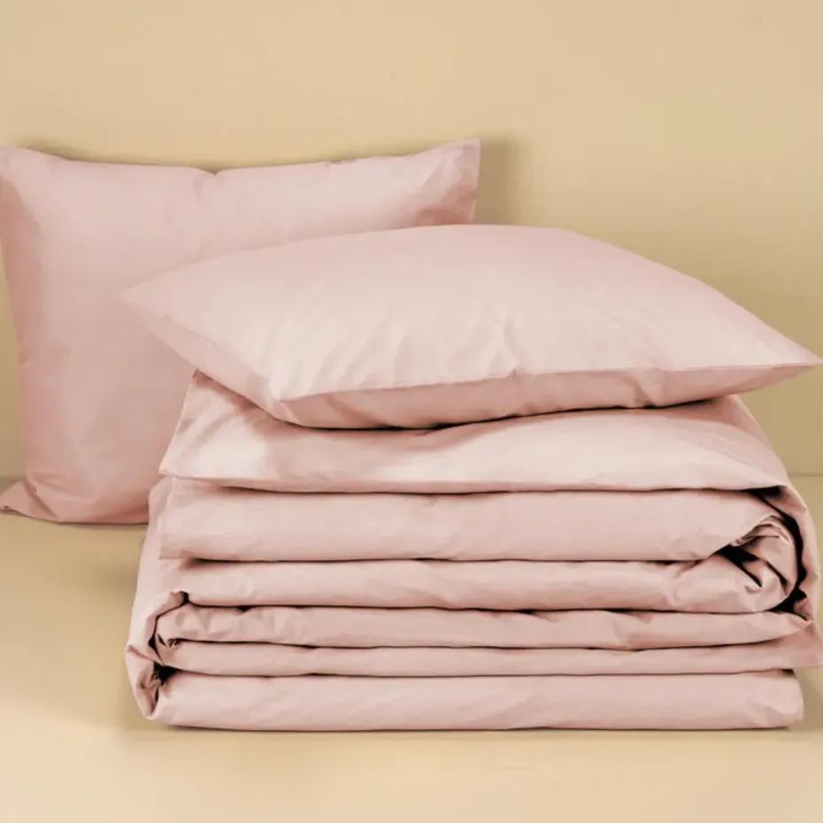 Moodit Dekbedovertrek Basil Pearl Pink - Tweepersoons - 200 x 220 cm - Katoen