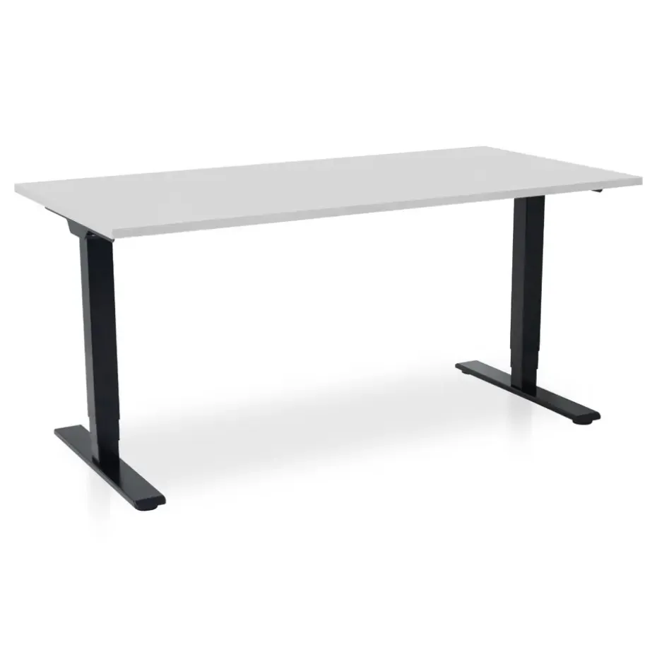 MRC COMFORT elektrisch zit sta bureau - 160x80 - grijs