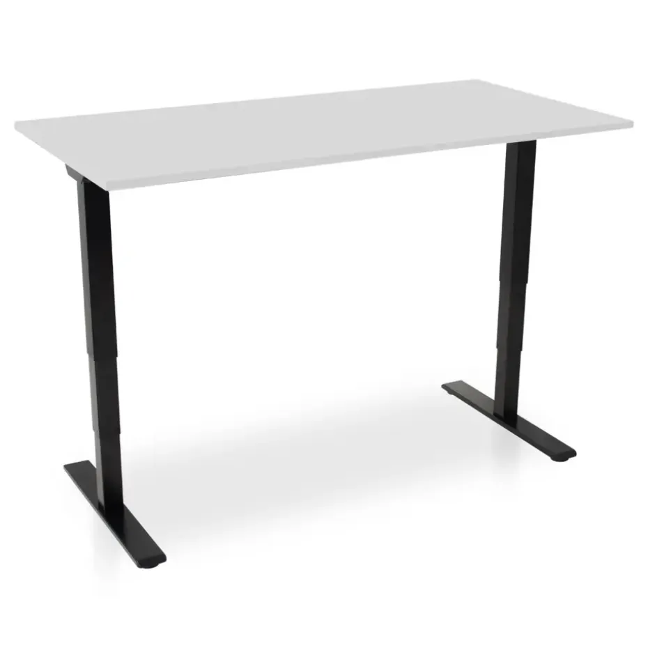 MRC COMFORT elektrisch zit sta bureau - 160x80 - grijs