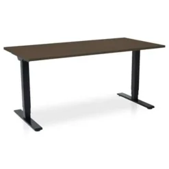 MRC COMFORT elektrisch zit sta bureau - 160x80 - bruin eiken