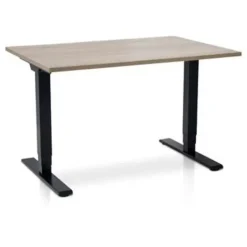 MRC COMFORT elektrisch zit sta bureau - 120x80 - midden eiken