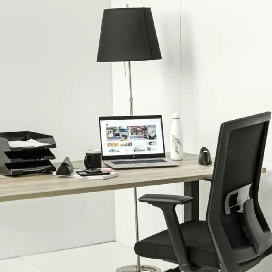 MRC EASY elektrisch ARBO zit-sta bureau - 160x80 cm - robuust eiken
